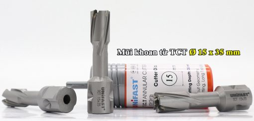 Mũi khoan từ Unifast TCT 15x35